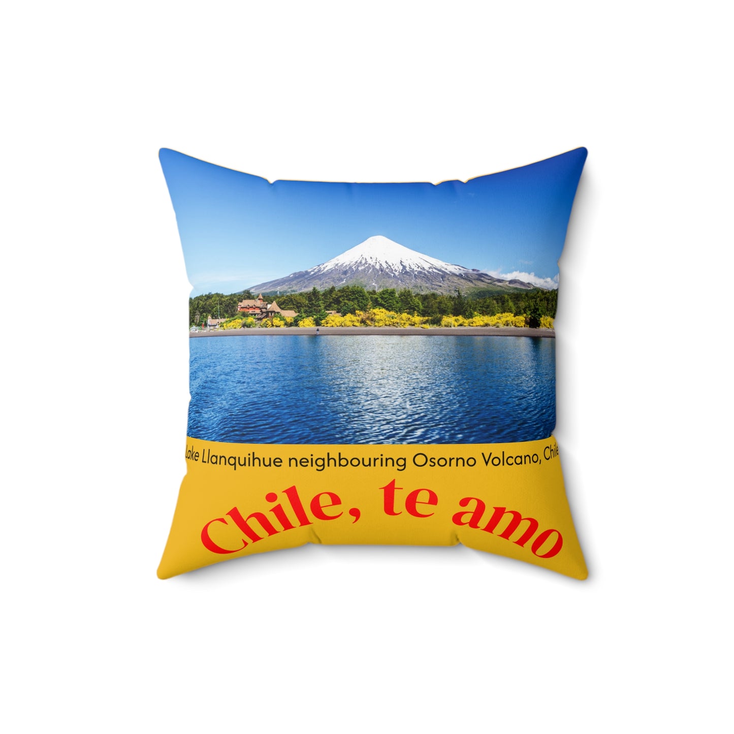 Decorative Pillow - Yellow tone - Chilean Art