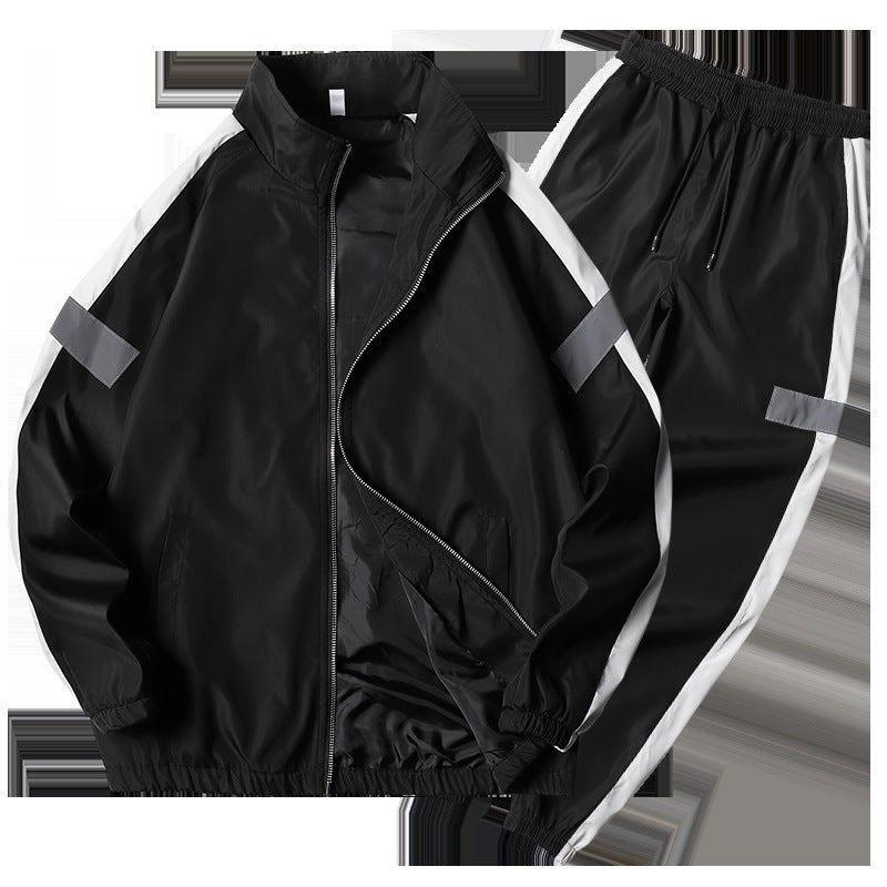 Collar Jacket Sportswear with Leggings Pants