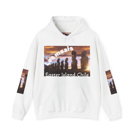 Sudadera unisex con capucha de la Isla de Pascua