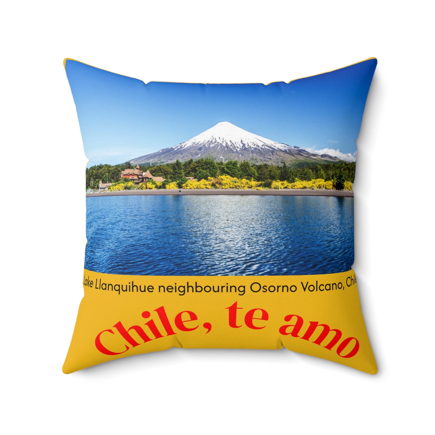 Decorative Pillow - Yellow tone - Chilean Art