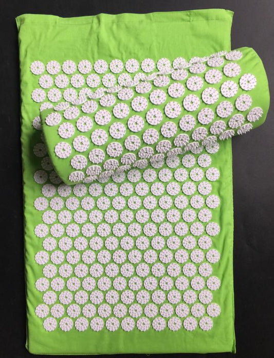 Acupuncture Yoga cushion and pillow with spikes, for pain relief therapy