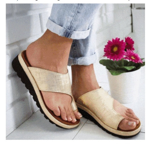 Women Casual Slippers - Flat Sole Sandal