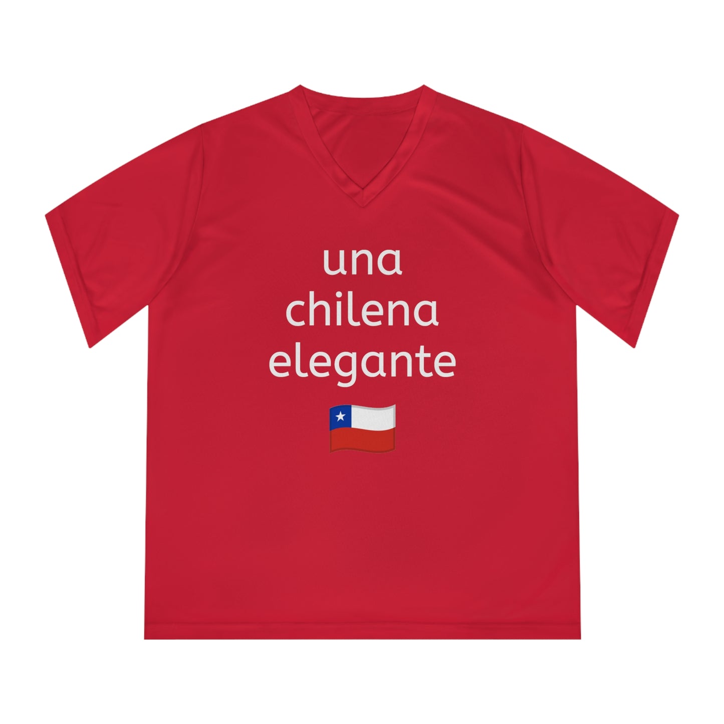 Women's V-Neck Tee - Chile Inspired