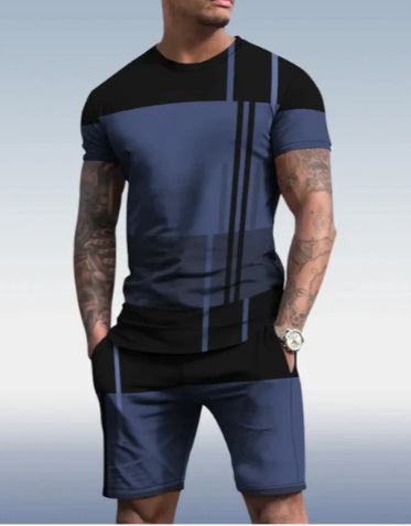 Short Sleeve Round Neck Casual Sportswear