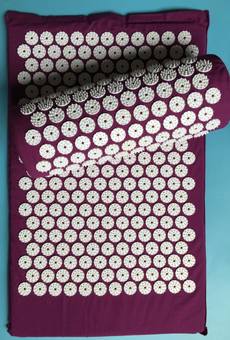 Acupuncture Yoga cushion and pillow with spikes, for pain relief therapy