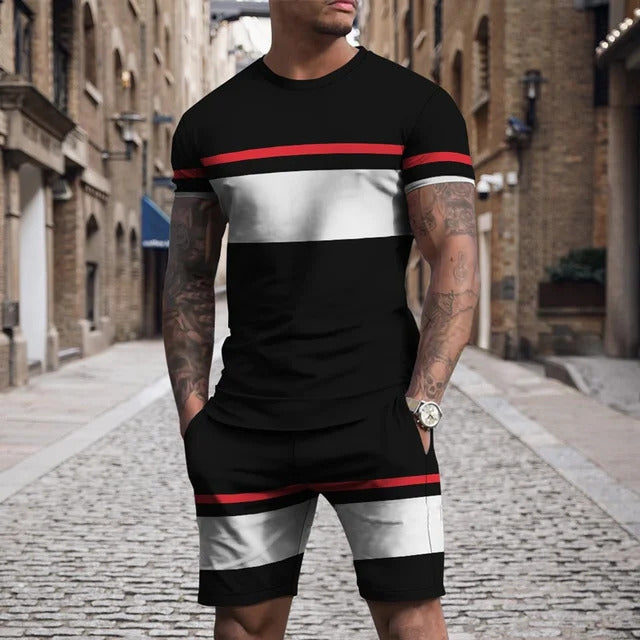 Short Sleeve Round Neck Casual Sportswear