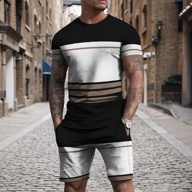 Short Sleeve Round Neck Casual Sportswear