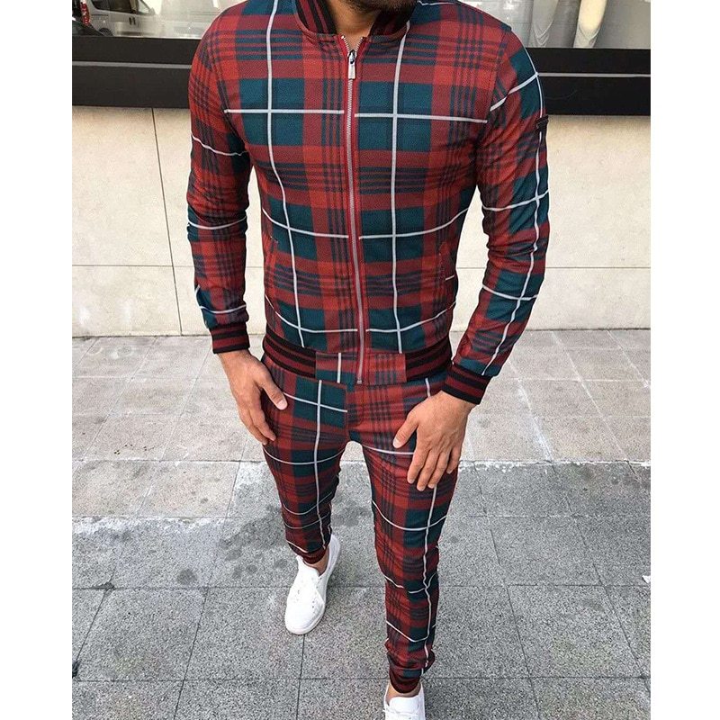 Men's Two-piece, Zippered Tracksuits