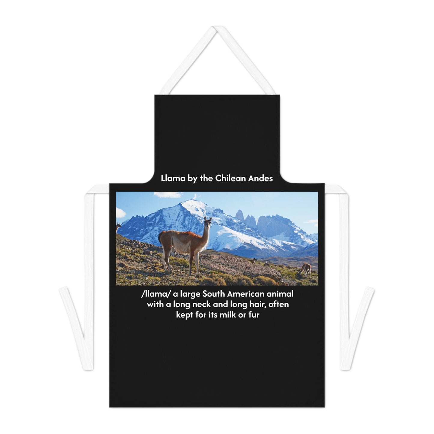 Delantal - Negro Neón