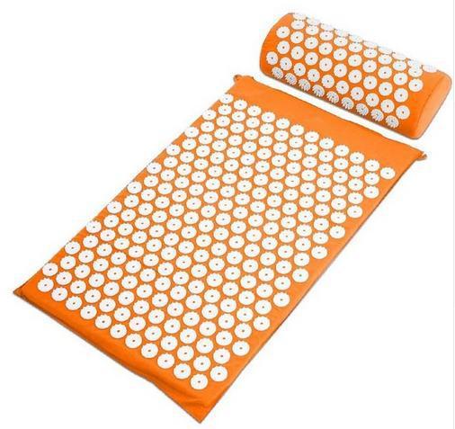 Acupuncture Yoga cushion and pillow with spikes, for pain relief therapy
