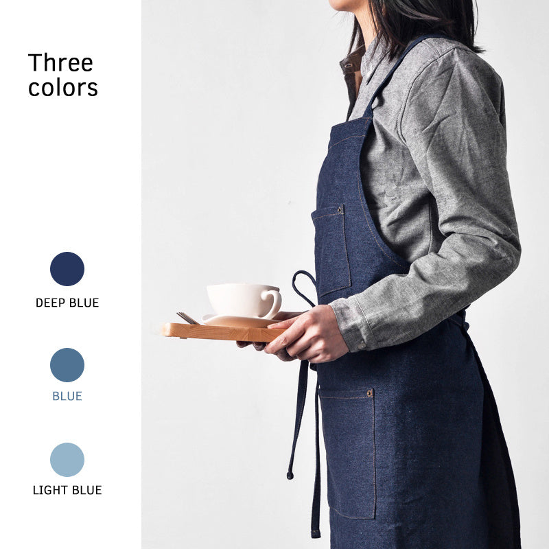 Canvas kitchen denim cotton apron