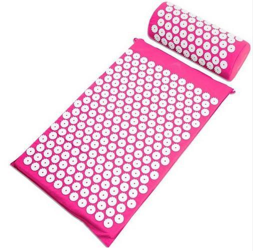 Acupuncture Yoga cushion and pillow with spikes, for pain relief therapy