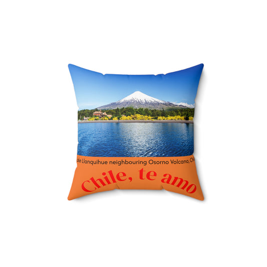 Decorative Pillow - Orange tone - Chilean Art