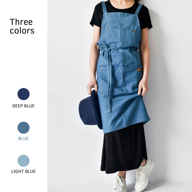 Canvas kitchen denim cotton apron