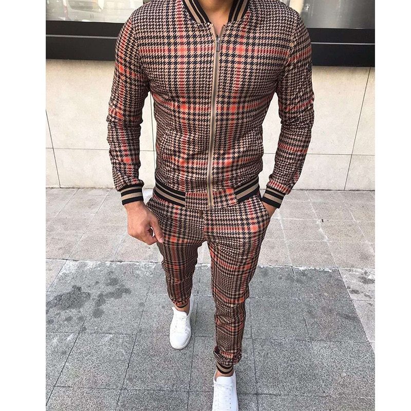 Men's Two-piece, Zippered Tracksuits