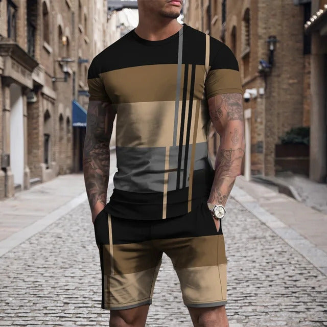 Short Sleeve Round Neck Casual Sportswear