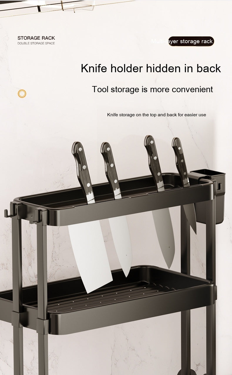 Estante de cocina para condimentos Almacenamiento multicapa Suministros de cocina